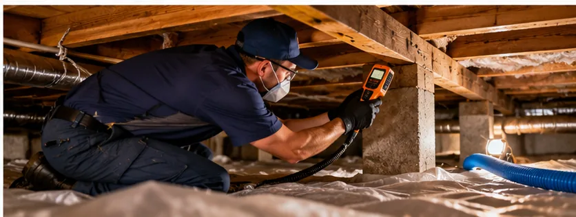 Crawl Space Water Damage Cleanup in DeSoto, Texas